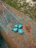 Mixed Mine Cross Necklace