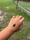 Black Onyx Hand Chain