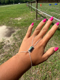 Nevada Blue Diamond Turquoise Hand Chain 2