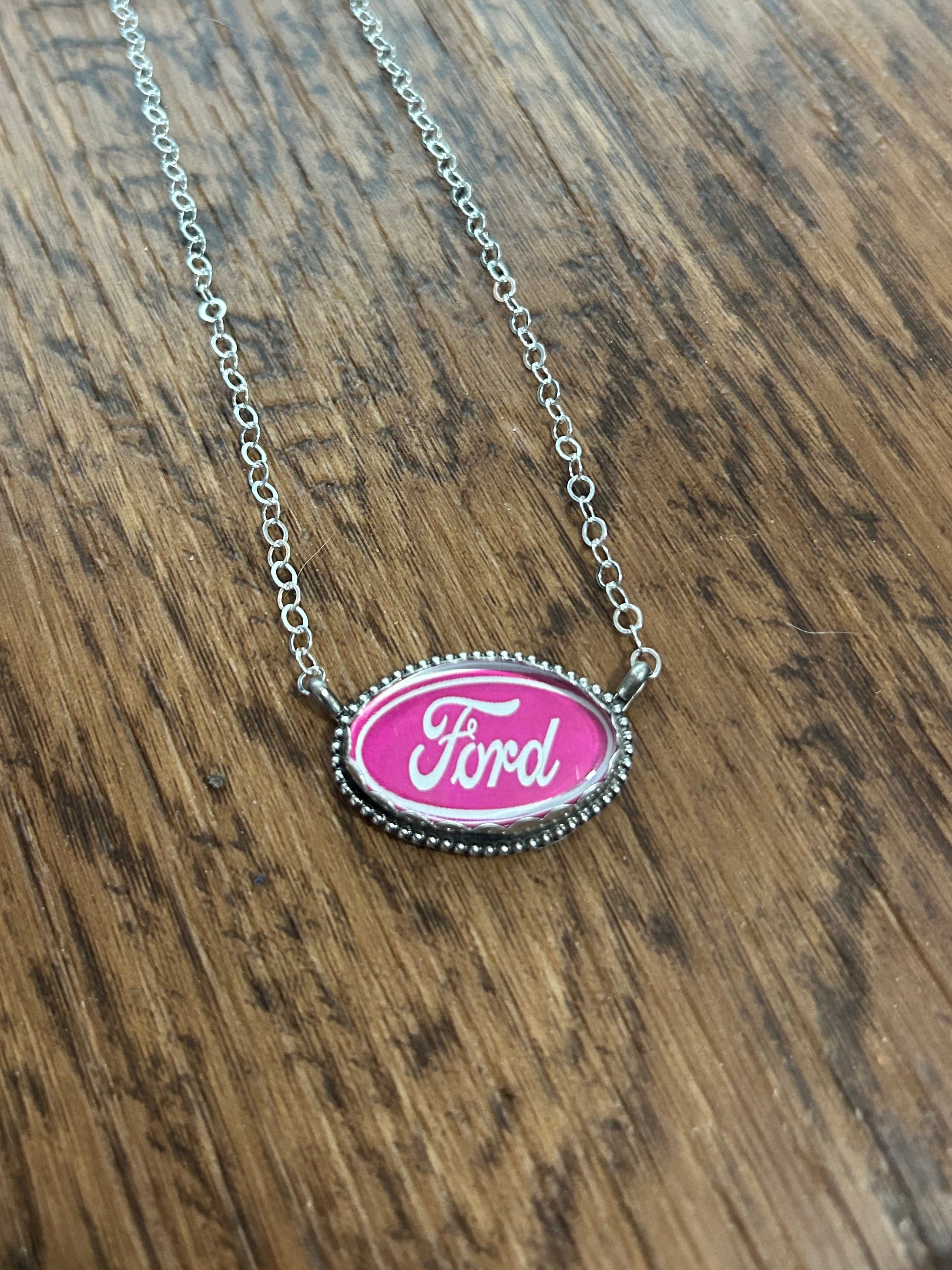 Pink Ford Necklace