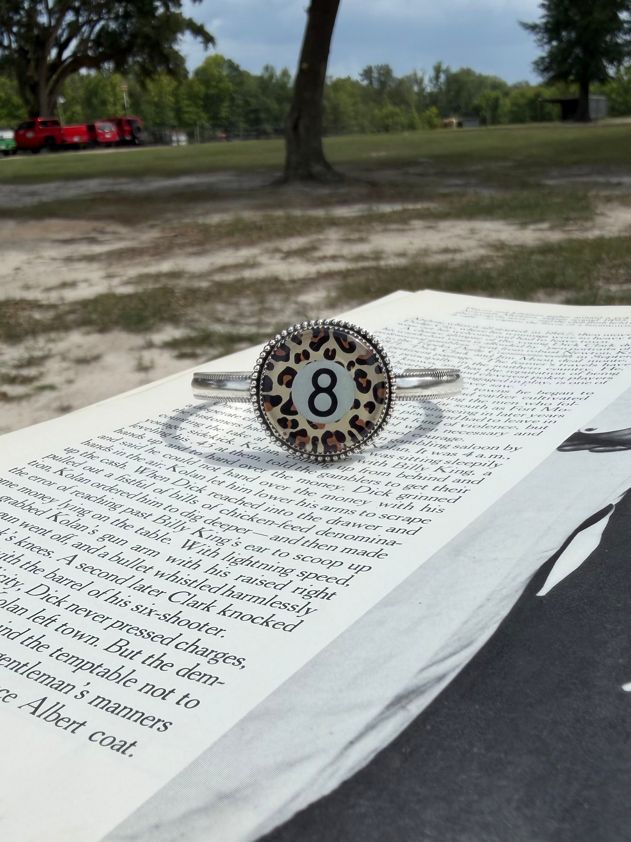 Cheetah 8 Ball Cuff