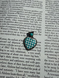 Checkered Heart Pendent