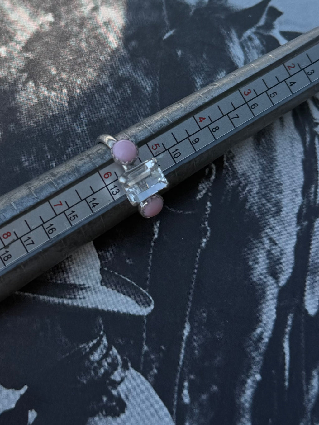 Pink Emerald Cut Size 5.5