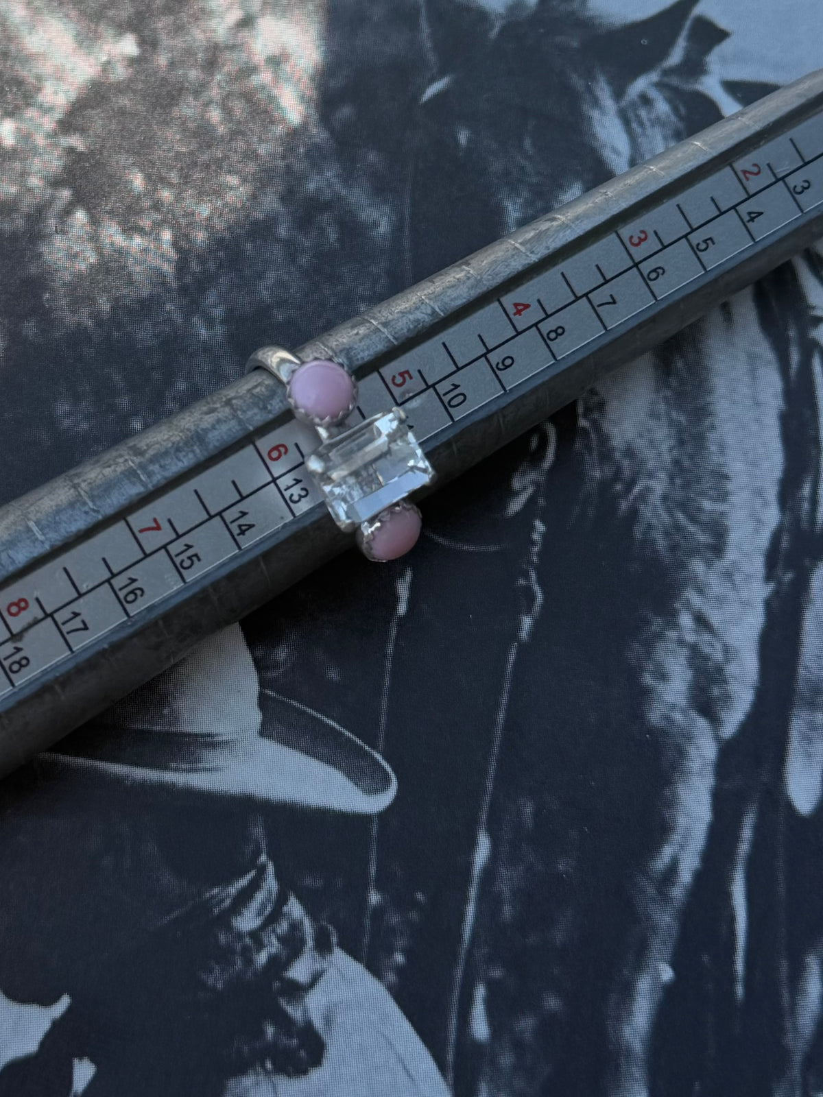 Pink Emerald Cut Size 5.5