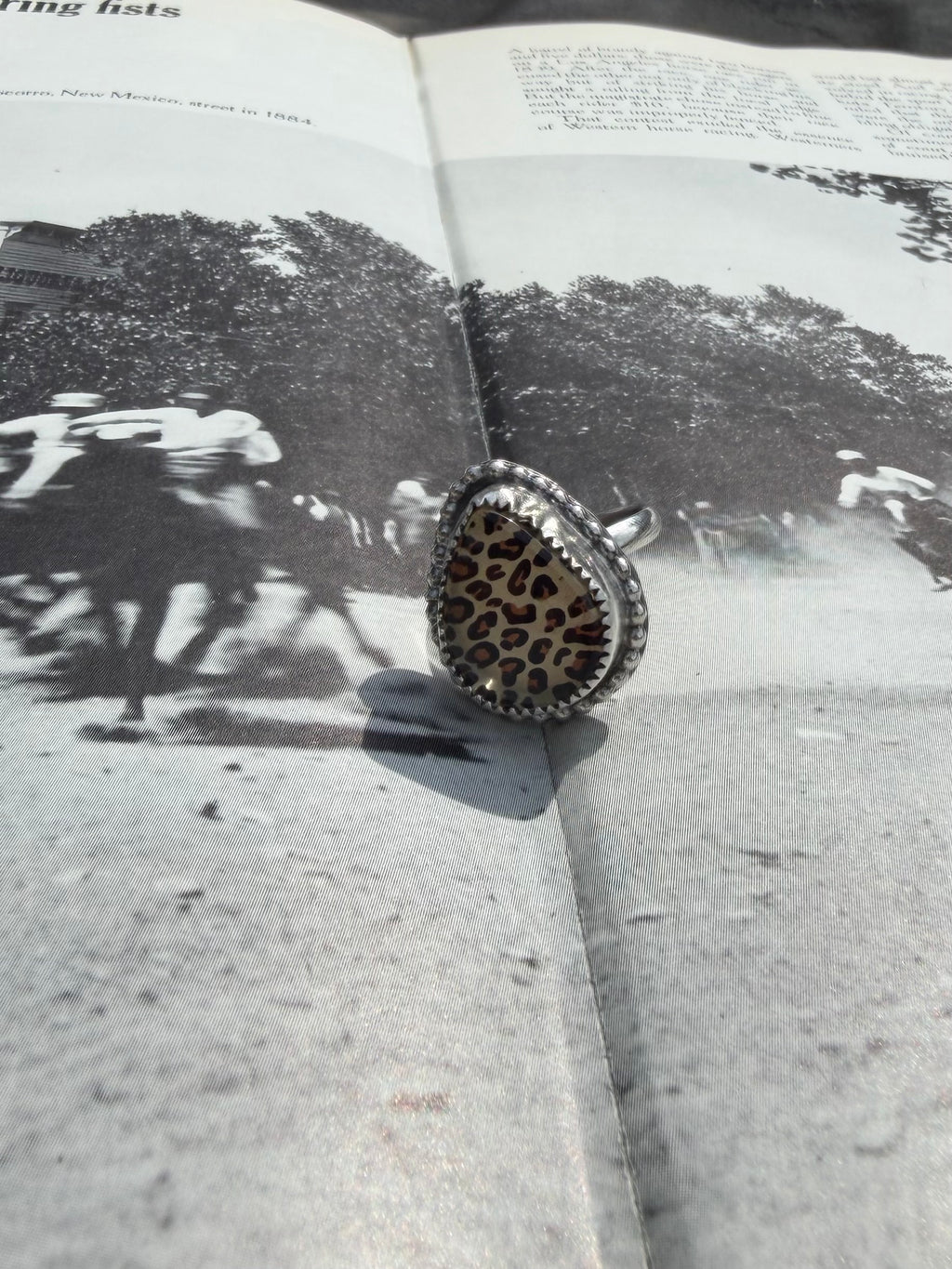 Leopard Ring Size 6