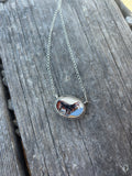 Wolf Ceramic Necklace