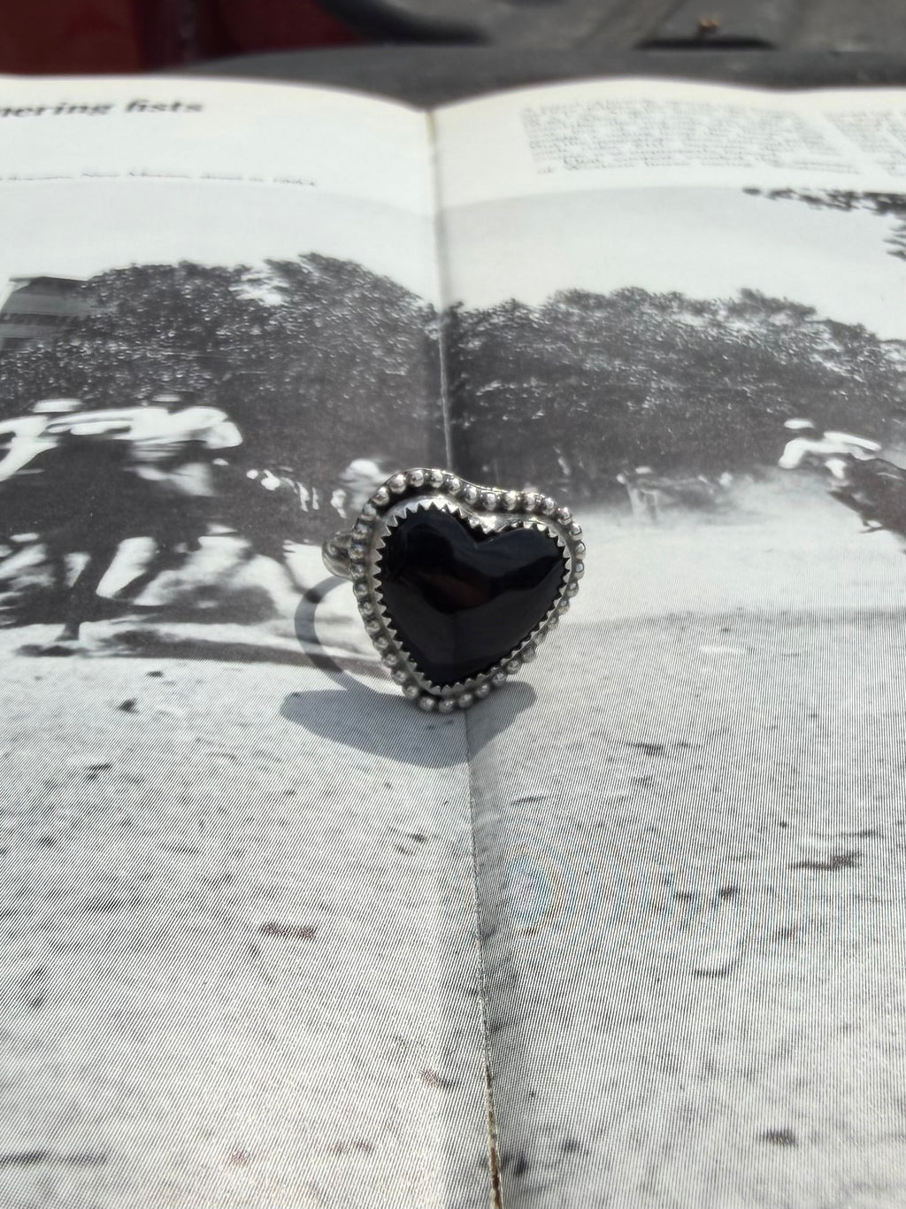 Onyx Heart Size 6.5