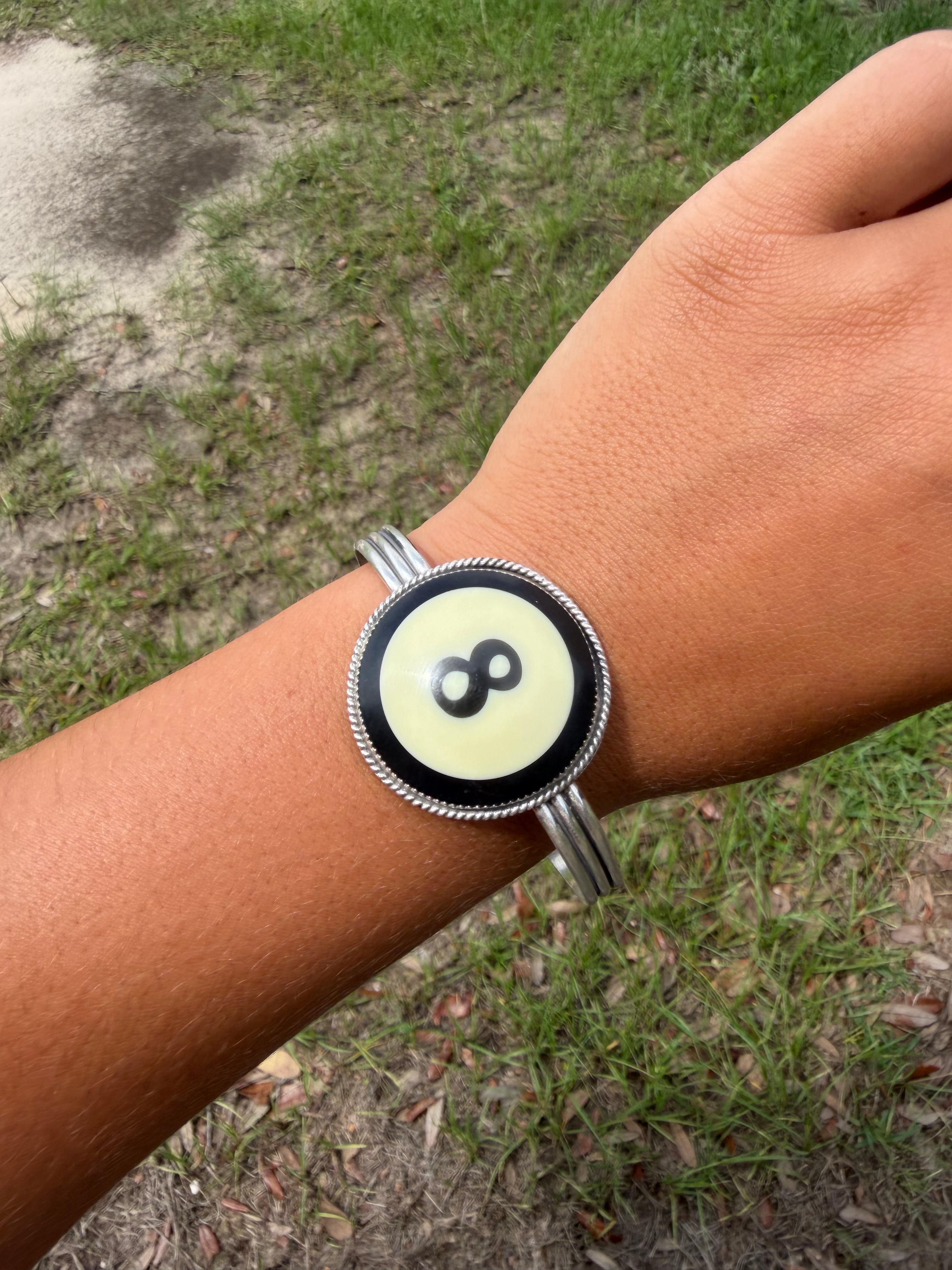 Real 8 Ball Cuff