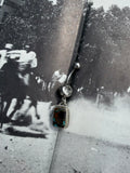 Blue Diamond Turquoise Belly Ring 1