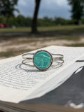 Carved Turquoise Buffalo Cuff