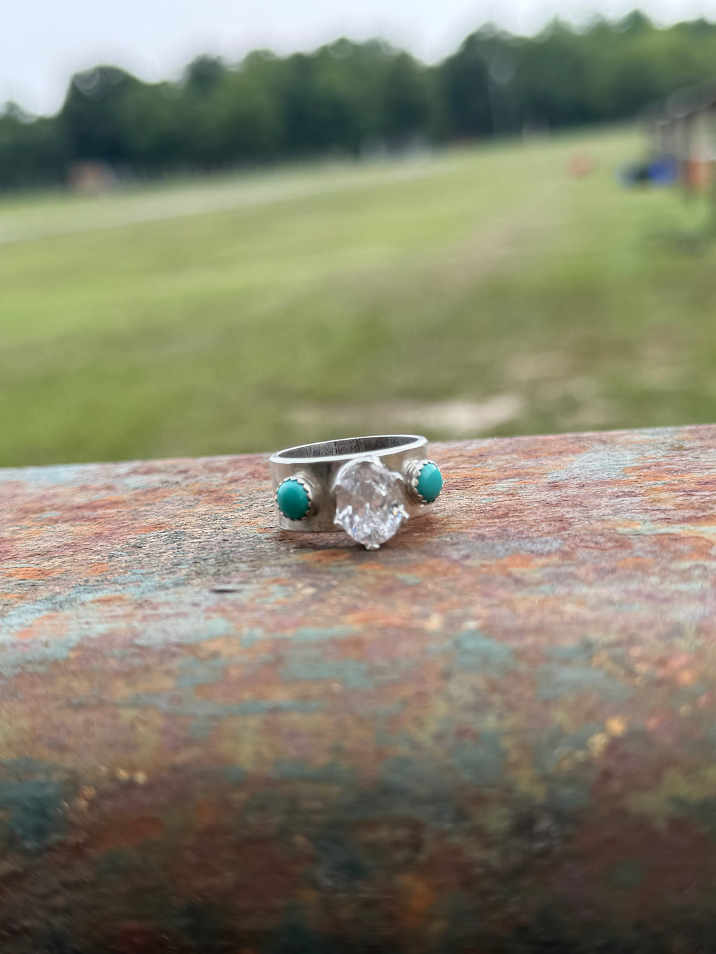Size 7.75 Oval Wide Band