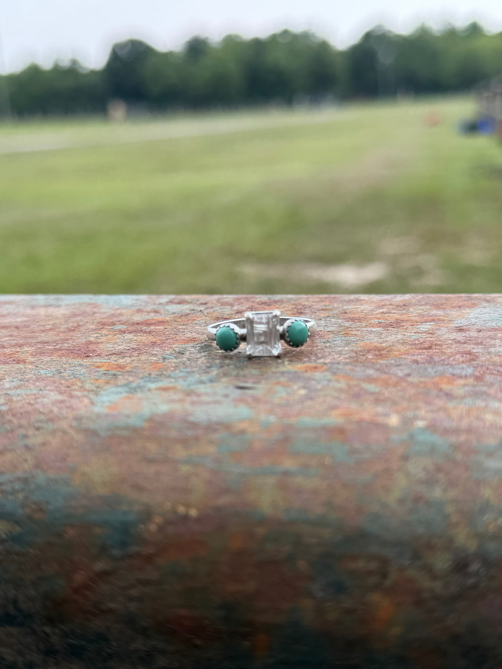 Size 9.5 Emerald Cut