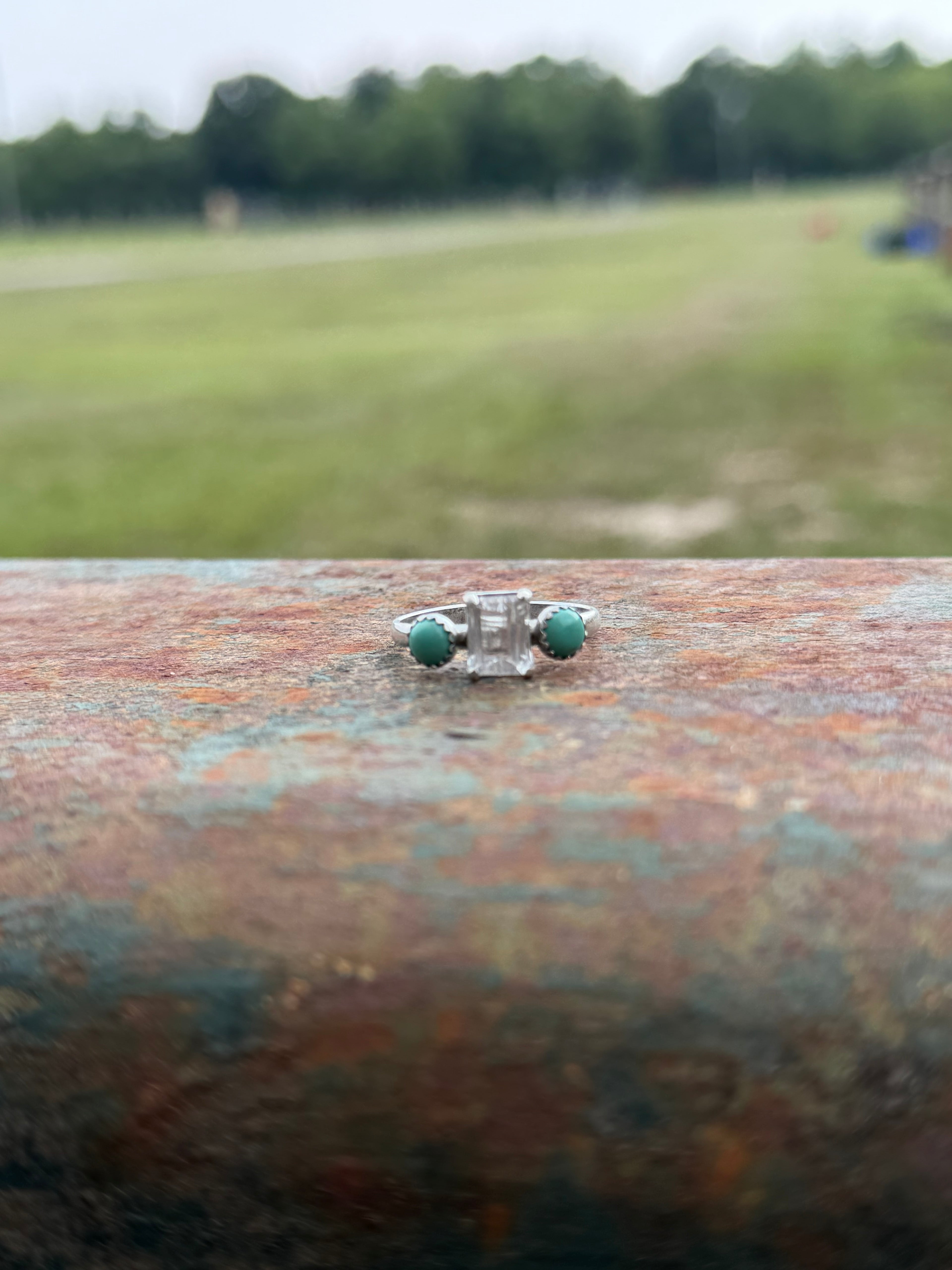 Size 9.5 Emerald Cut