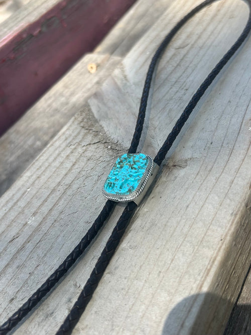 Hand Carved Persian Turquoise Scorpion Bolo