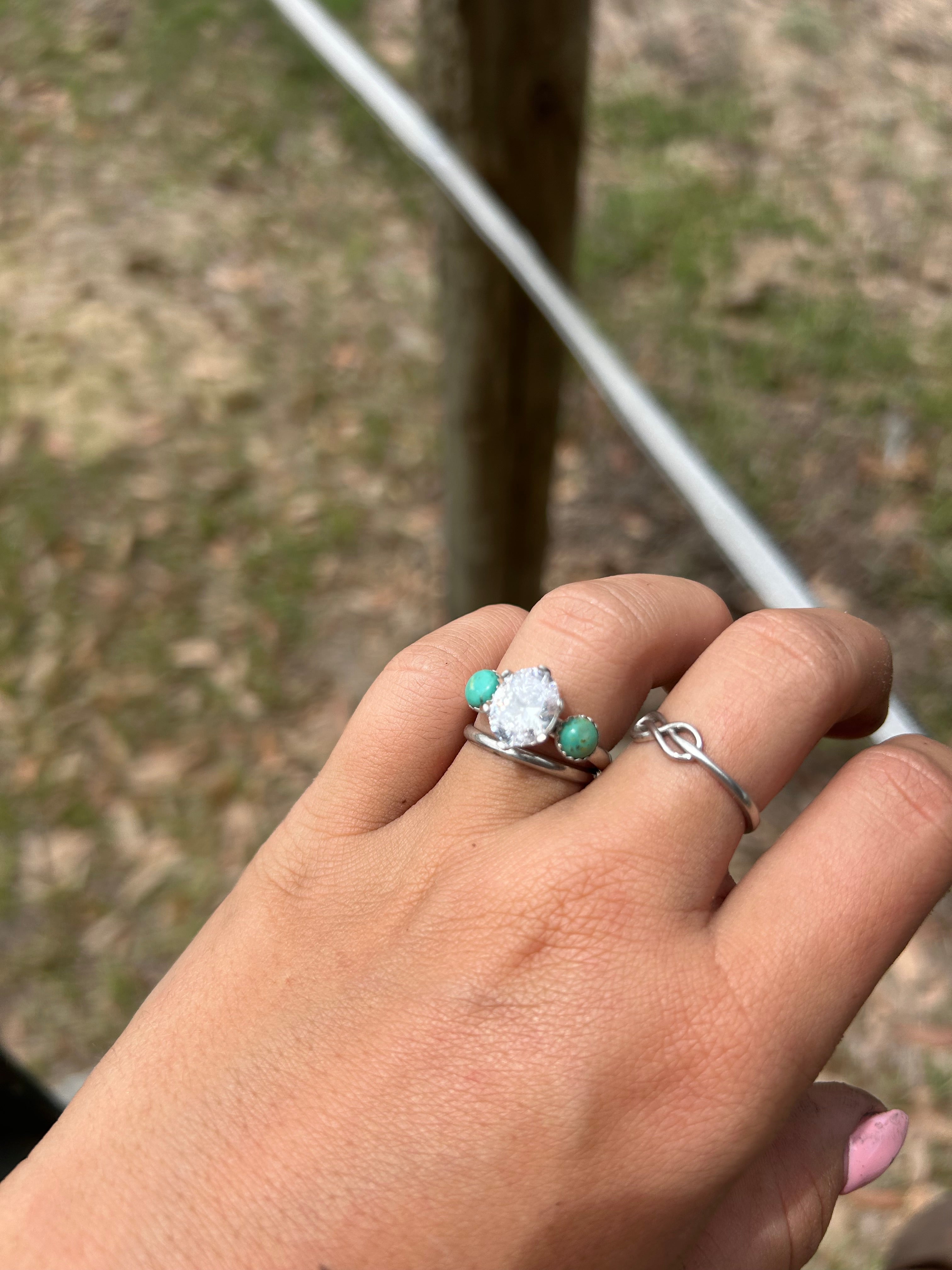 Size 7.75 Royston Oval Promise Ring