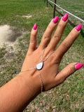 White Buffalo Hand Chain
