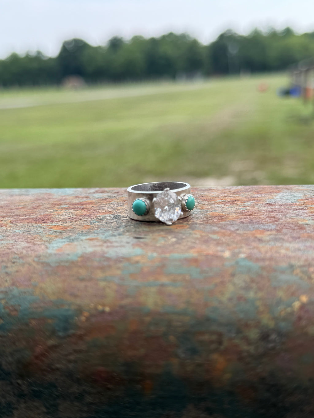 Size 7.75 Oval Wide Band 2