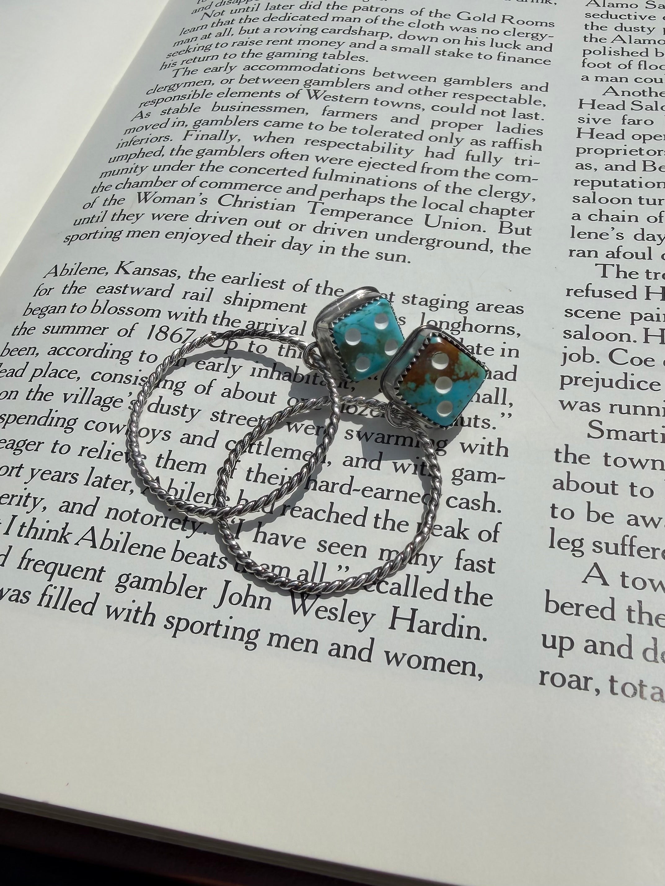 Kingman Dice Stud Hoops