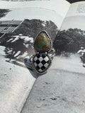 Royston Checkered Ring Size 8.5
