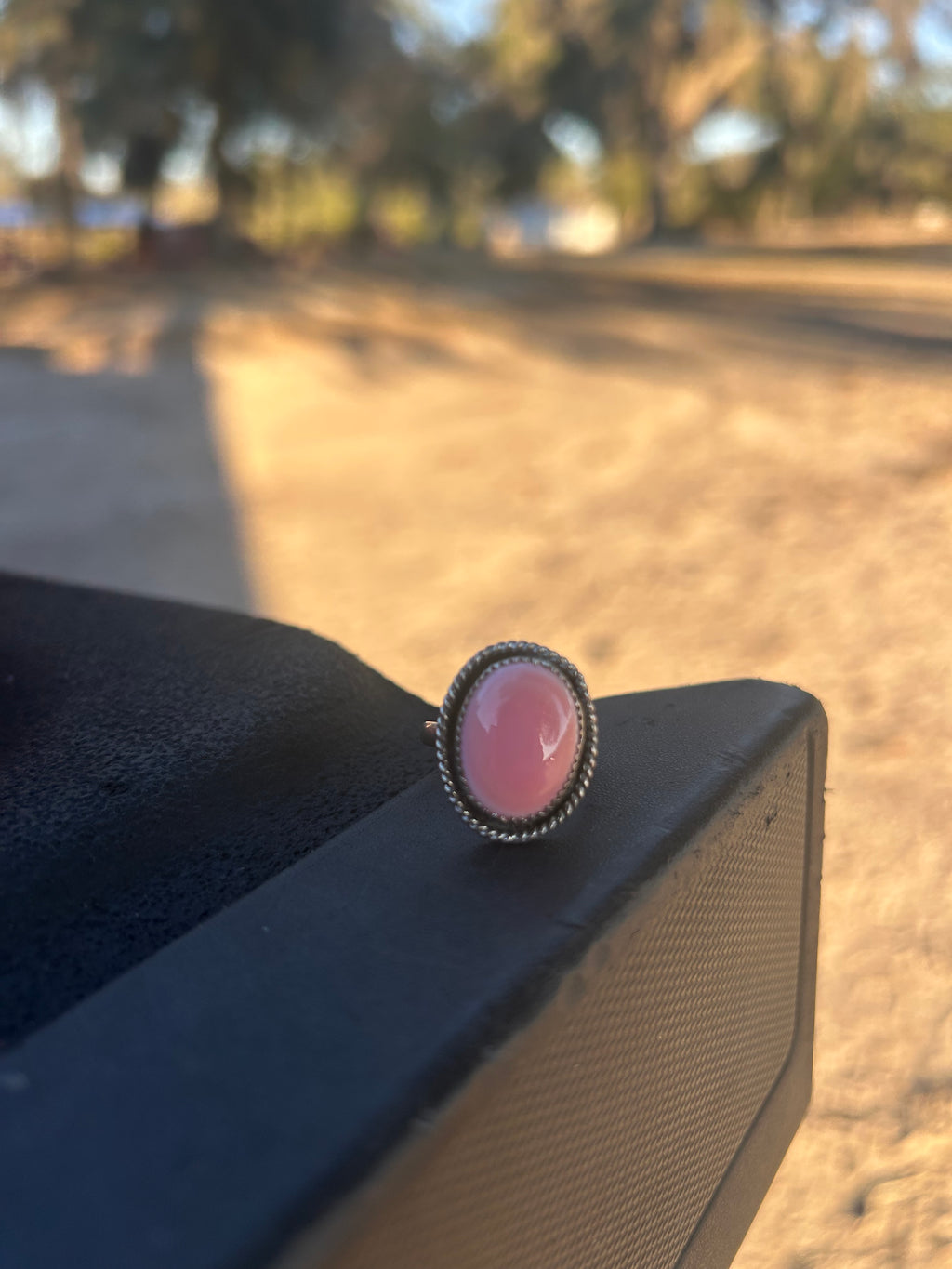 Pink Conch Ring Size 7