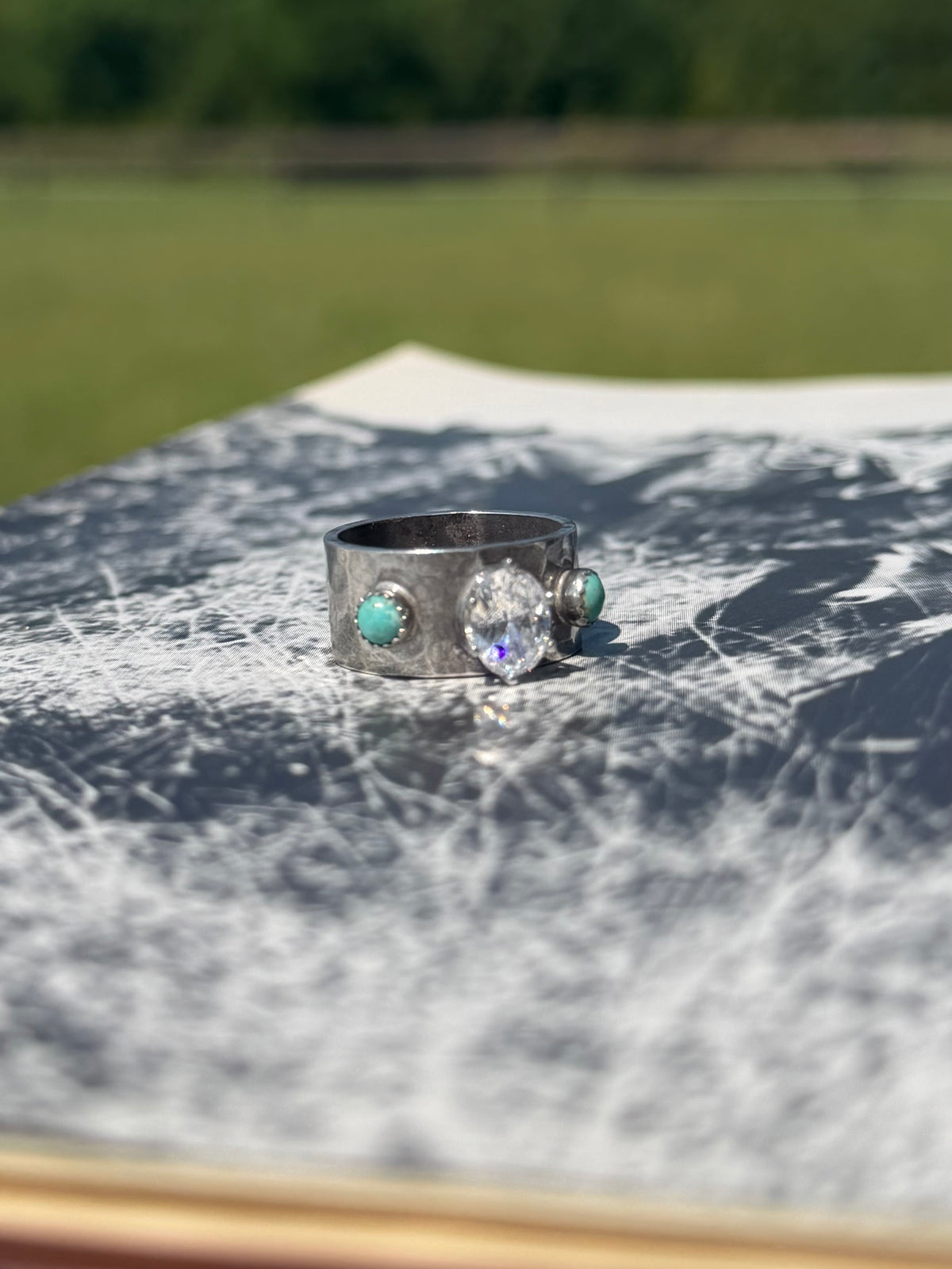 Oval Wide Band Size 7