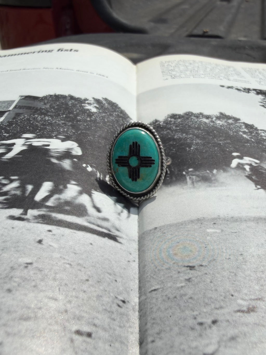 Zia Symbol Ring Size 7