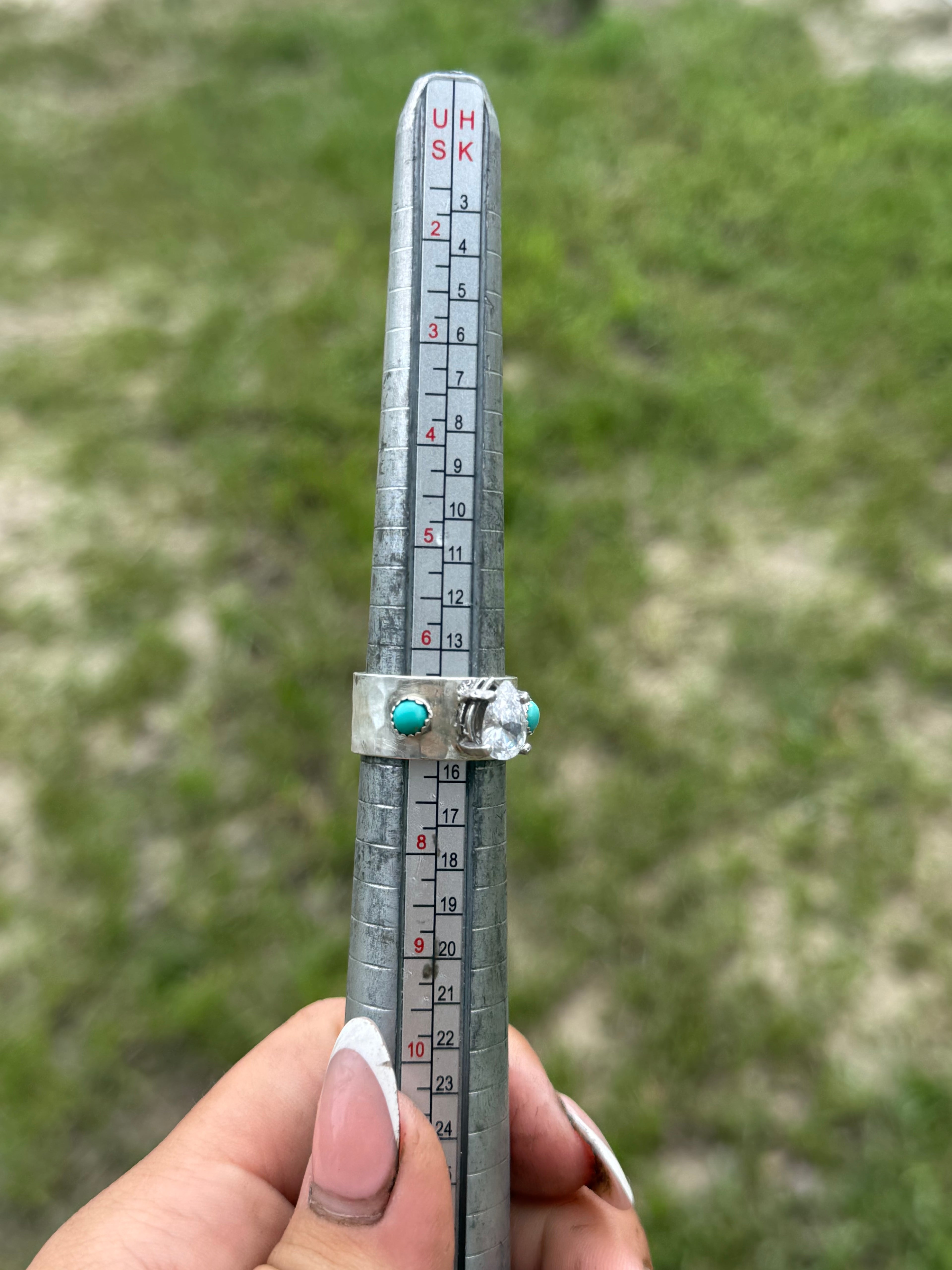 Size 6.75 Pear Wide Band