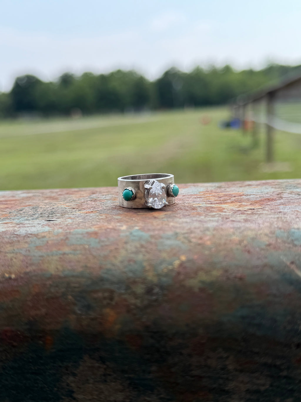 Size 6.75 Pear Wide Band
