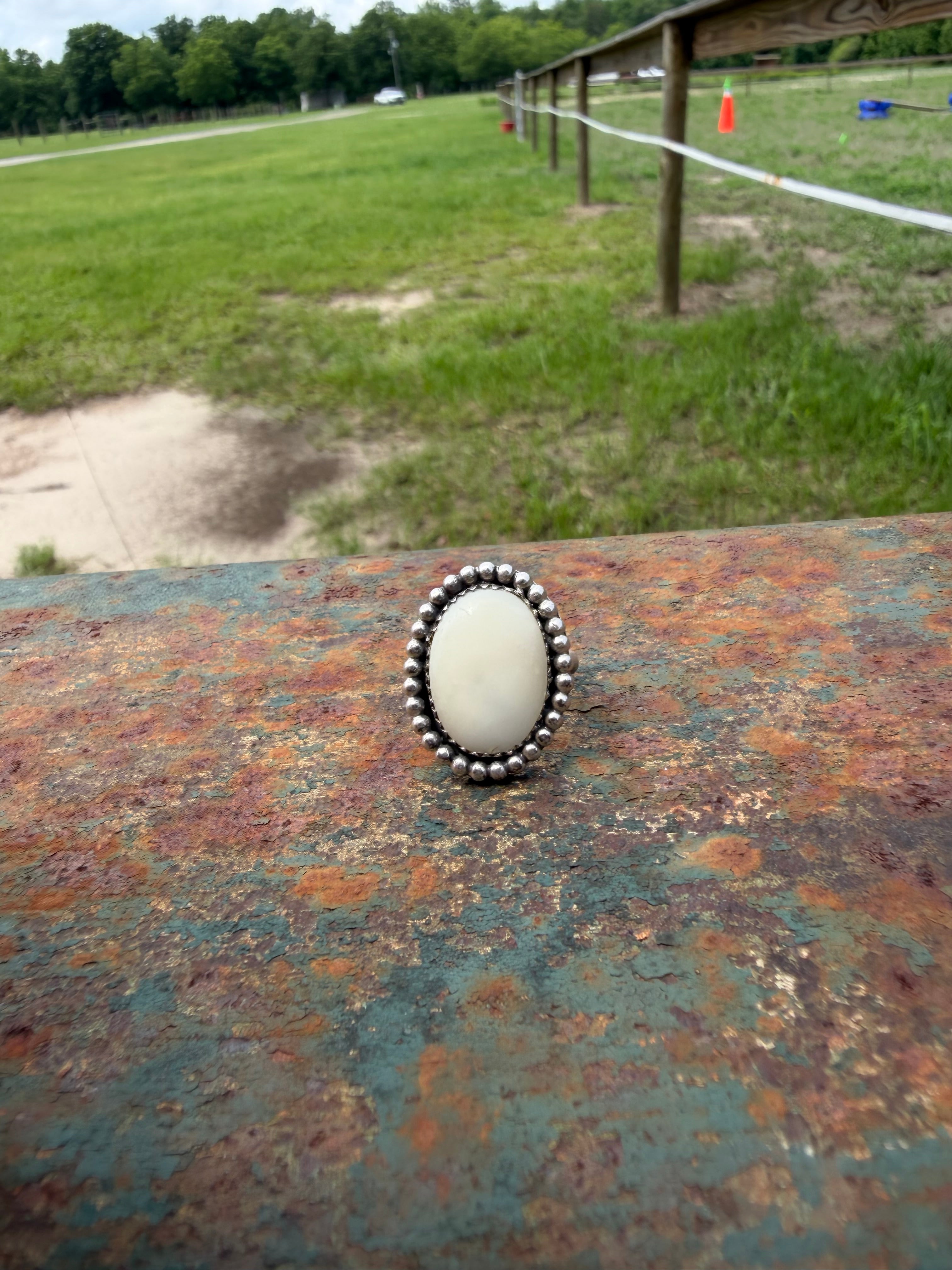 Mother of Pearl Ring Size 7