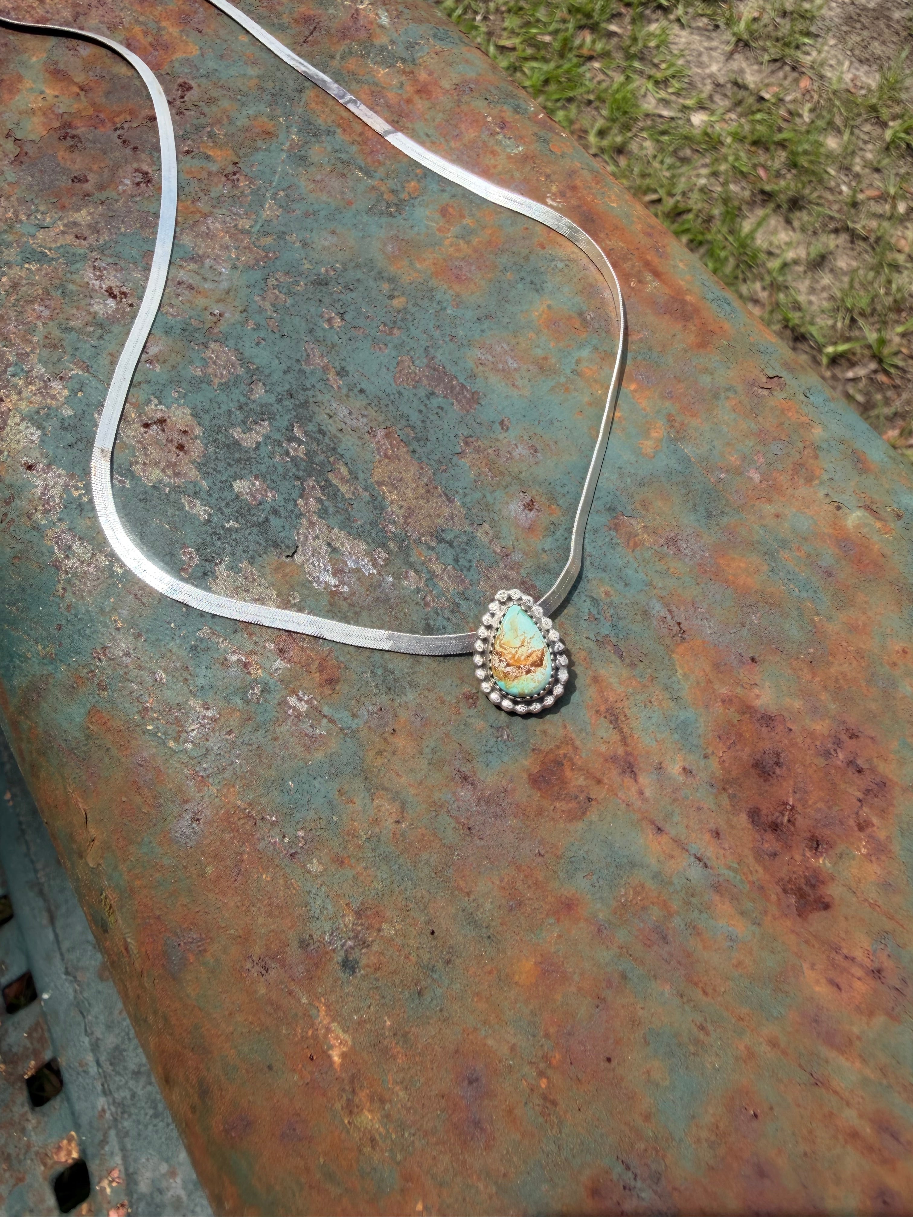 Simple Royston Herringbone Necklace