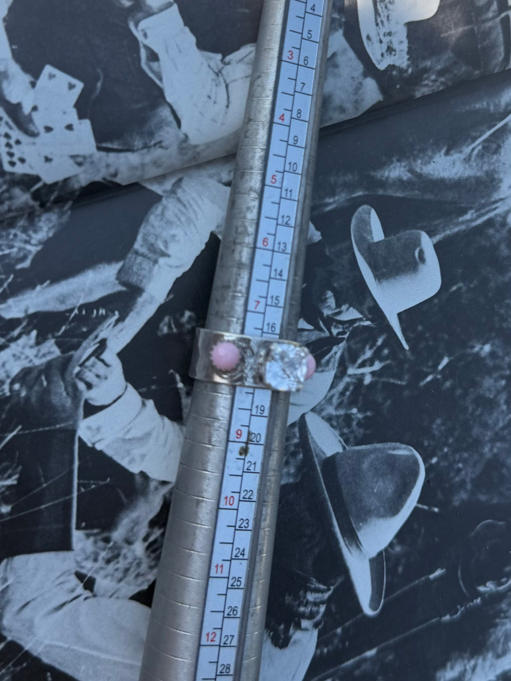 Pink Wide Band Cushion Size 8