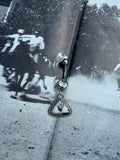 White Buffalo Belly Ring 1