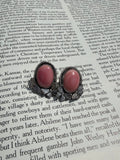 Pink Conch Butterfly Studs
