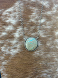 Royston Ribbon Circle Necklace